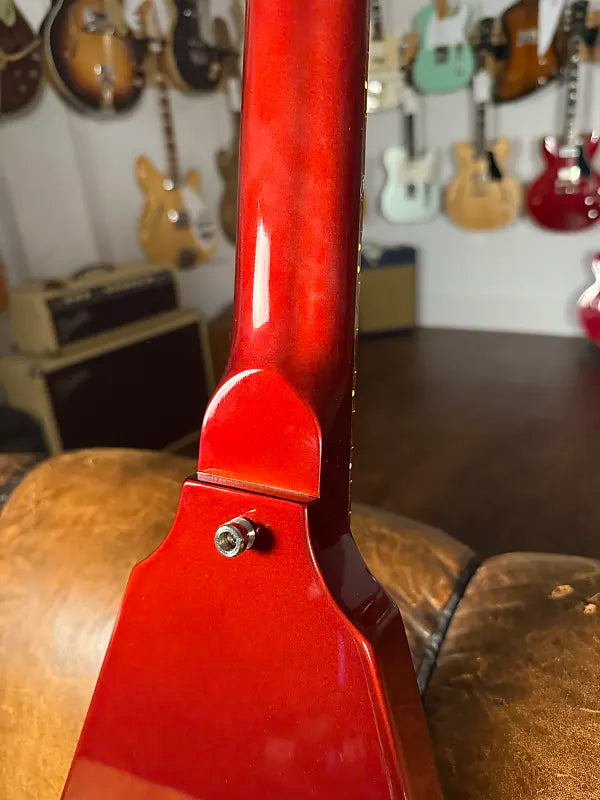 2021 Gibson Custom Shop '67 Mahogany Flying V Reissue with Maestro Vibrola - Sparkling Burgundy