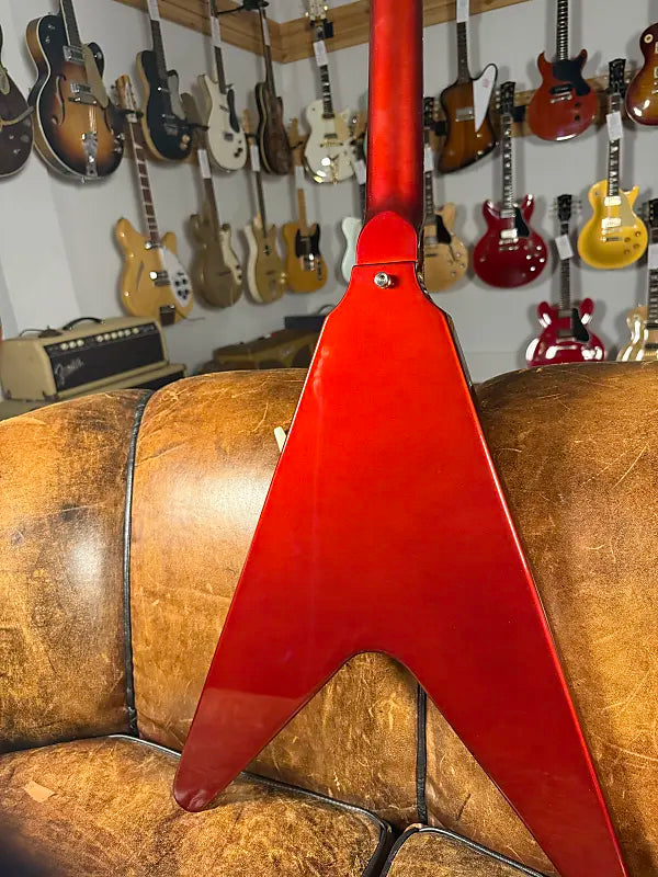 2021 Gibson Custom Shop '67 Mahogany Flying V Reissue with Maestro Vibrola - Sparkling Burgundy