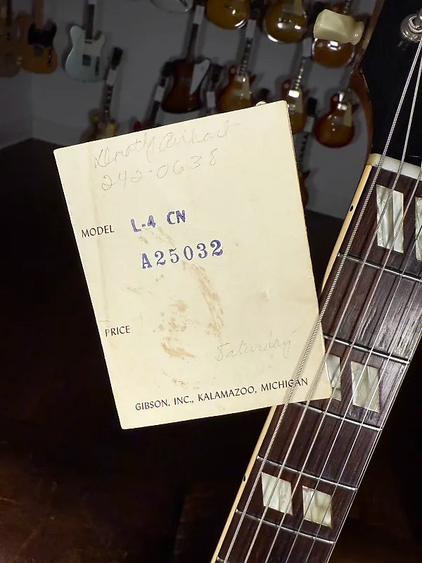 1956 Gibson L4-C - Blonde - OHSC