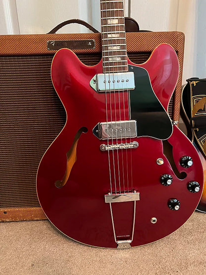 Gibson ES-330TD 1968 Sparkling Burgundy Metallic Near Mint Hang Tags OHSC