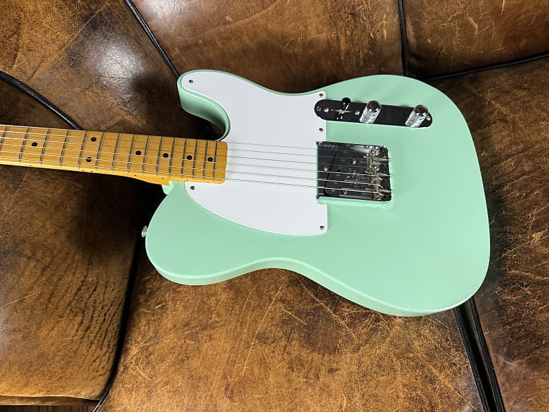2020 Fender 70th Anniversary Esquire - Surf Green - OHSC