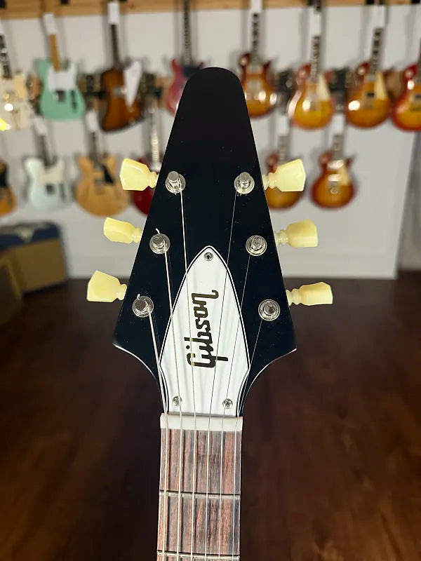 2021 Gibson Custom Shop '67 Mahogany Flying V Reissue with Maestro Vibrola - Sparkling Burgundy