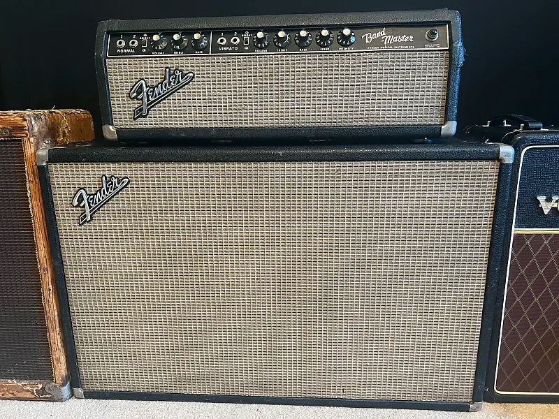 Fender Bandmaster 40-Watt 2-Channel 2x12" Piggyback Guitar Amp 1965