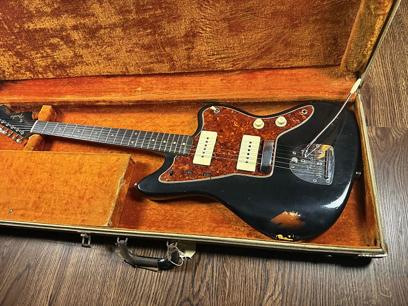 1963 Fender Jazzmaster - Black Refin - OHSC