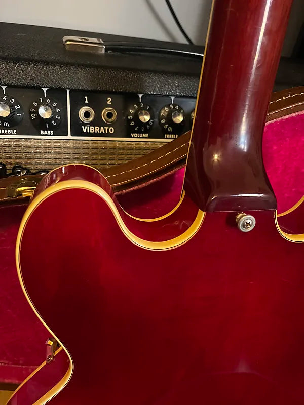 1962 Gibson ES-355TDSV with Sideways Vibrola - Cherry - OHSC