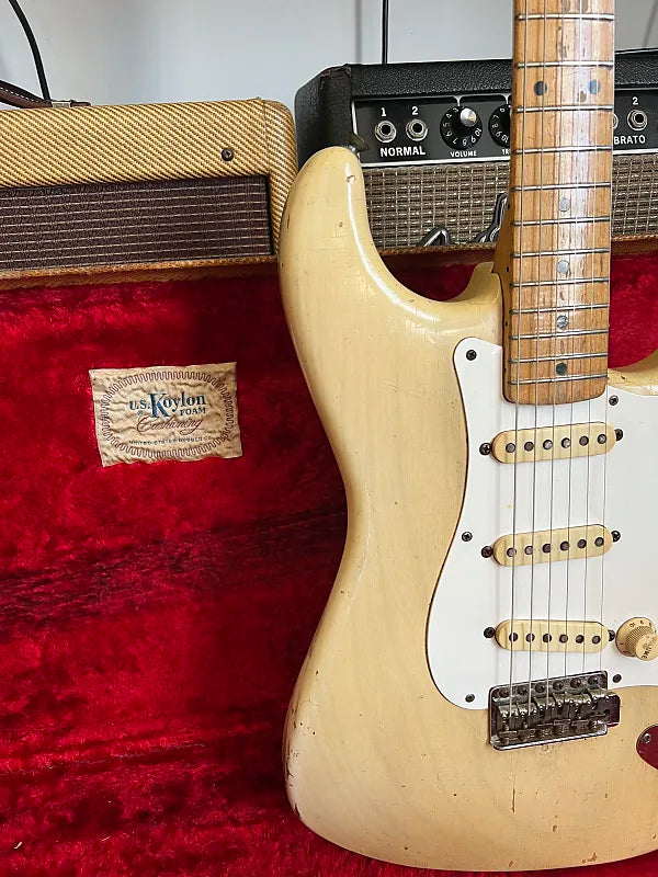 1957 Fender Stratocaster - Blonde - Ash - OHSC