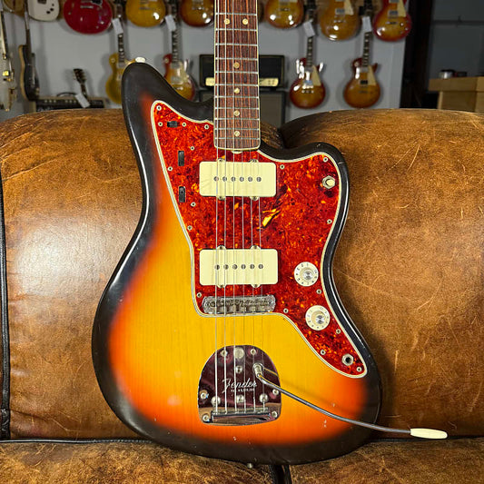 1966 Fender Jazzmaster - Three Tone Sunburst - OHSC