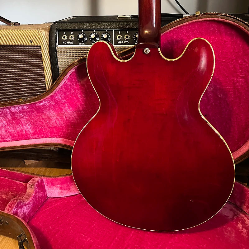 1962 Gibson ES-355TDSV with Sideways Vibrola - Cherry - OHSC