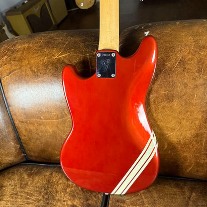 1969 Fender Competition Mustang - Red - Front & Back Stripes